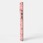 Pastel Pink Party Pattern iPhone Hoesje (Linkerkant)