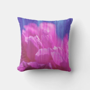 Pastel Pink Peony Flowers Sky Cushion Sierkussen