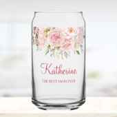 Pastel Pink Rose Flower Floral The Best Mom Ever