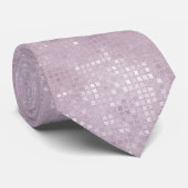 Pastel Pink Sequin Effect Stropdas (Opgerold)
