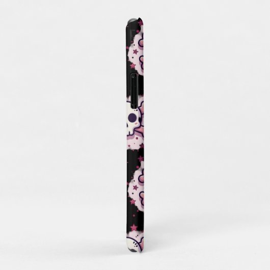 Pastel Pink Skull and Crossbones Case-Mate iPhone Case (Achterkant/rechts)