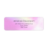 Pastel Pink Sky met gele regenboog