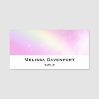 Pastel Pink Sky met gele regenboog