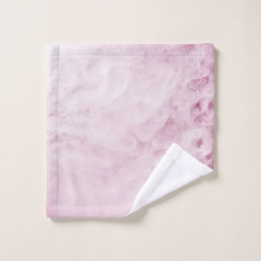 Pastel Pink Swirl Abstrait (Gant de toilette)