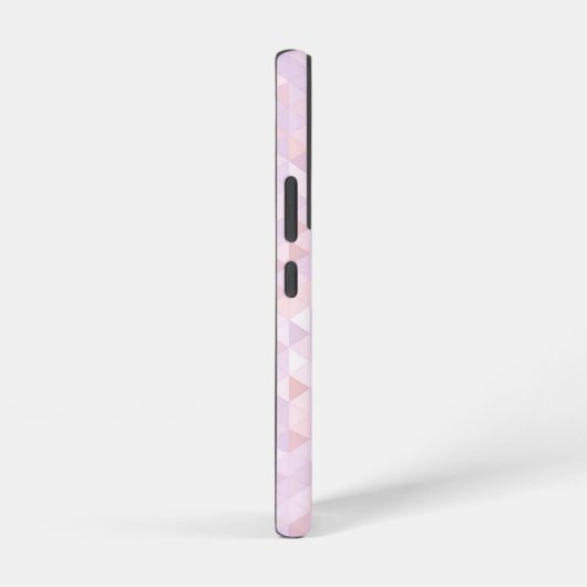 Pastel Pink Triangle Pattern Samsung Galaxy Hoesje (Rechterkant)