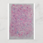 Pastel Pink Watercolor Abstract Briefkaart (Voorkant)