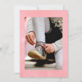 Pastel Pink Waterverf Peonies Celebration of Life Kaart (Achterkant)