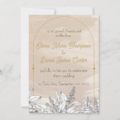 Pastel Pink Wedding Invitation (Devant)