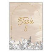 Pastel Pink Wedding Kaart (Achterkant)