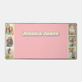 Pastel Pink Yellow Cute Nom Photo Collage (Recto)