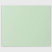 Pastel Pistache Solid Color | Klassiek | Elegant Cadeaupapier (Vlak)