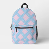 Pastel Plaid rugzak (Voorkant)