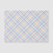Pastel Plaid Tissuepapier (Voorkant)