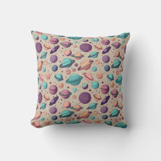 Pastel Planeten Kussen