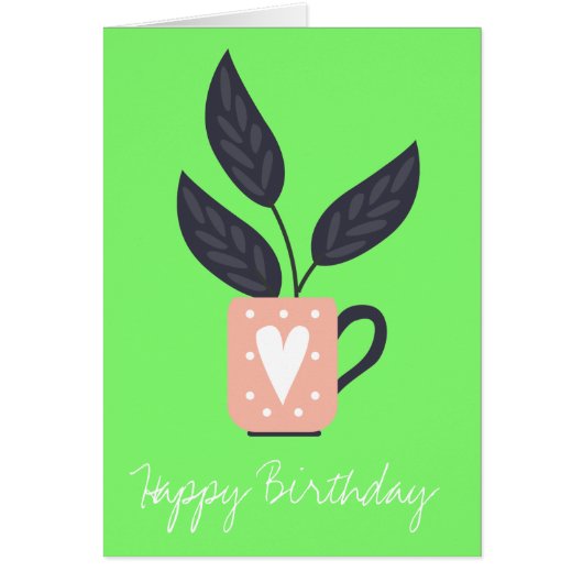 Pastel plante moderne simple (Devant)