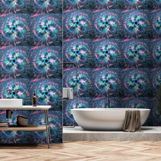 Pastel Plastic Behang (Badkamer)