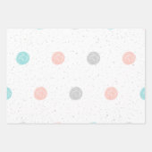  pastel poladot inpakpapier vel (Voorkant 3)