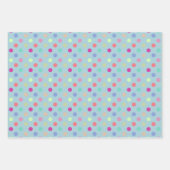 Pastel Polka Dot et papier d'enveloppement des ray (Devant 2)