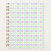 Pastel Polka Dot Hardcover Spiral Planner (Devant)