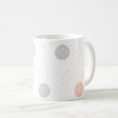 Pastel Polka Dot Koffiemok (Voorkant rechts)