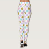 Pastel Polka Dot Leggings (Achterkant)