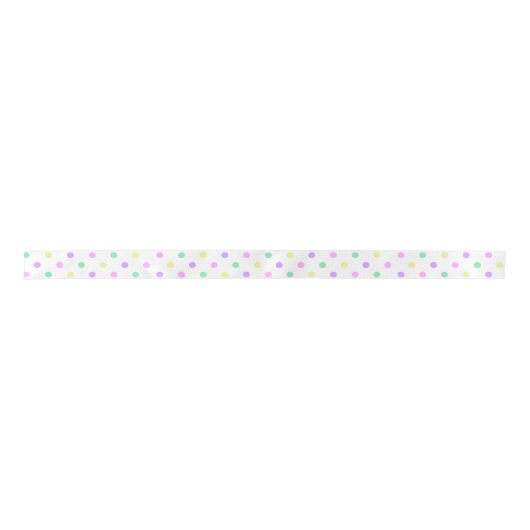 Pastel Polka Dot Pattern Lint (Voorkant)