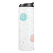 Pastel Polka Dot Thermosbeker (Gedraaid links)