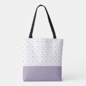 Pastel Polka Dots Canvas tas (Achterkant)