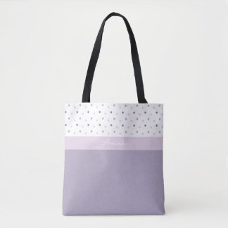 Pastel Polka Dots Canvas tas