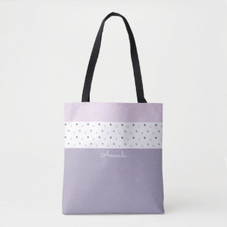 Pastel polka dots Canvas tas