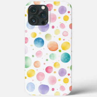 Pastel Polka Dots iPhone 13 Pro Max Hoesje