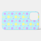 Pastel polka-dots iPhone / coque ipad (Verso (horizontal))