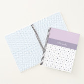 Pastel polka dots notitieboek (Binnen)