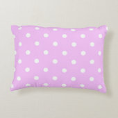 Pastel Polkadots Pattern - Roze Accent Kussen (Achterkant)