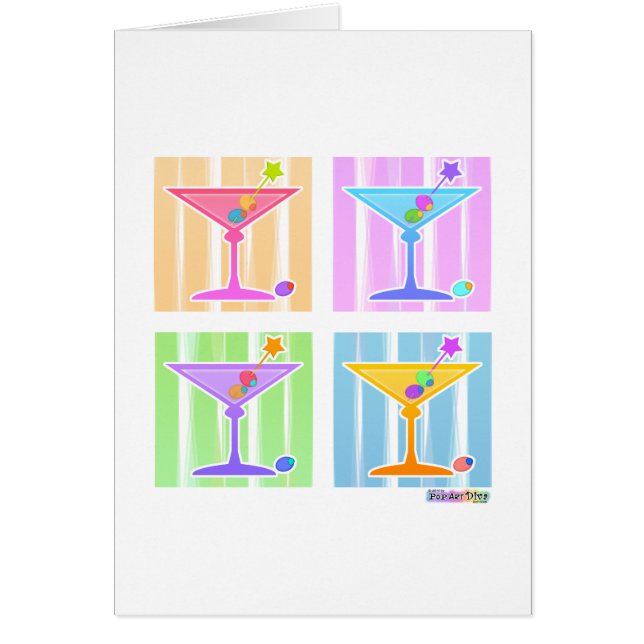 PASTEL POP ART MARTINIS (Voorkant)