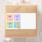 PASTEL POP ART MARTINIS ETIKET (Insitu)