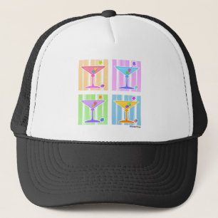PASTEL POP ART MARTINIS TRUCKER PET