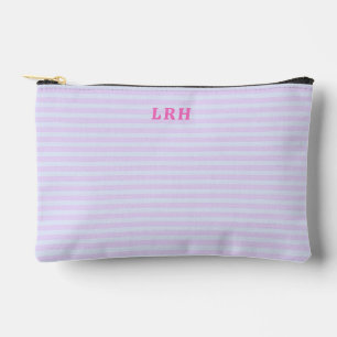 Pastel Pop Streep Vintage Kleine Initialen Monogra Etui