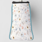 Pastel Poppy Floral Garden Pattern Golfheadcover (Draai 90)