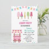 Pastel popsicle popshop invitation (Debout devant)