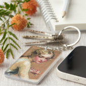 Pastel Portrait Sleutelhanger (Voorkant Rechts)