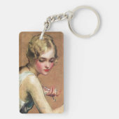 Pastel Portrait Sleutelhanger (achterkant)