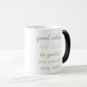Pastel Positieve quotes – Goede vibes Zelfliefde B Magische Mok (Voorkant rechts)