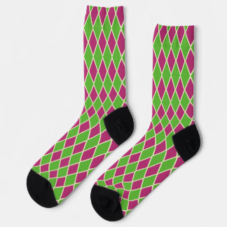 Pastel Preppy Golf Argyle Patroon Sokken