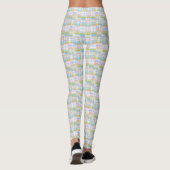 Pastel Preppy Madras Patchwork Style Pset Tartan Leggings (Achterkant)