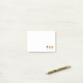 Pastel Pretty Post-it Notes Jolies Popsicles (Sur un bureau)