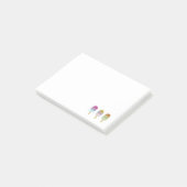 Pastel Pretty Post-it Notes Jolies Popsicles (Incliné)