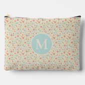 Pastel Pretty Spring Floral Pattern Monogram Etui (Voorkant)