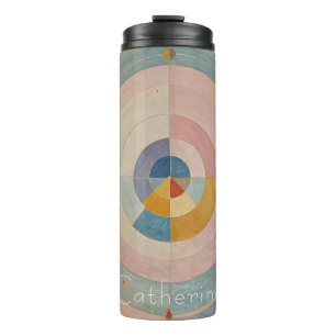 Pastel Prism: Rainbow Color Wielen Thermosbeker