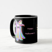 Pastel Pumpkin & Ghost Halloween Mug Mok (Voorkant links)